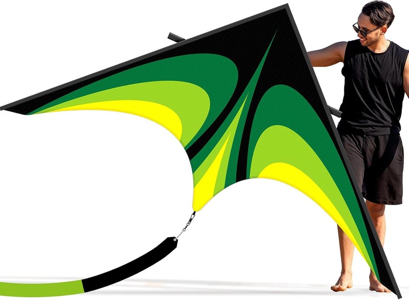 SGftre Delta Kite for Kids & Adults，Extremely Easy to Fly for Beginners，Kites for Beach Trip Park Family Outdoor Activities - Image 1